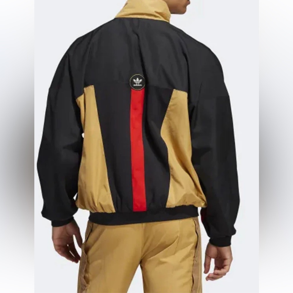 Adidas X Midwest Kids size large black, gold, and red track jacket - Picture 2 of 13
